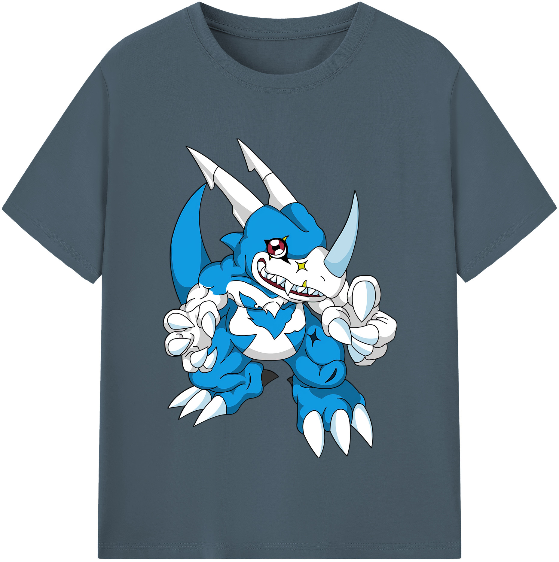 （画像用） Digimon デジタルモンスター/デジモン 綿100％半袖Tシャツ（フロントプリント）